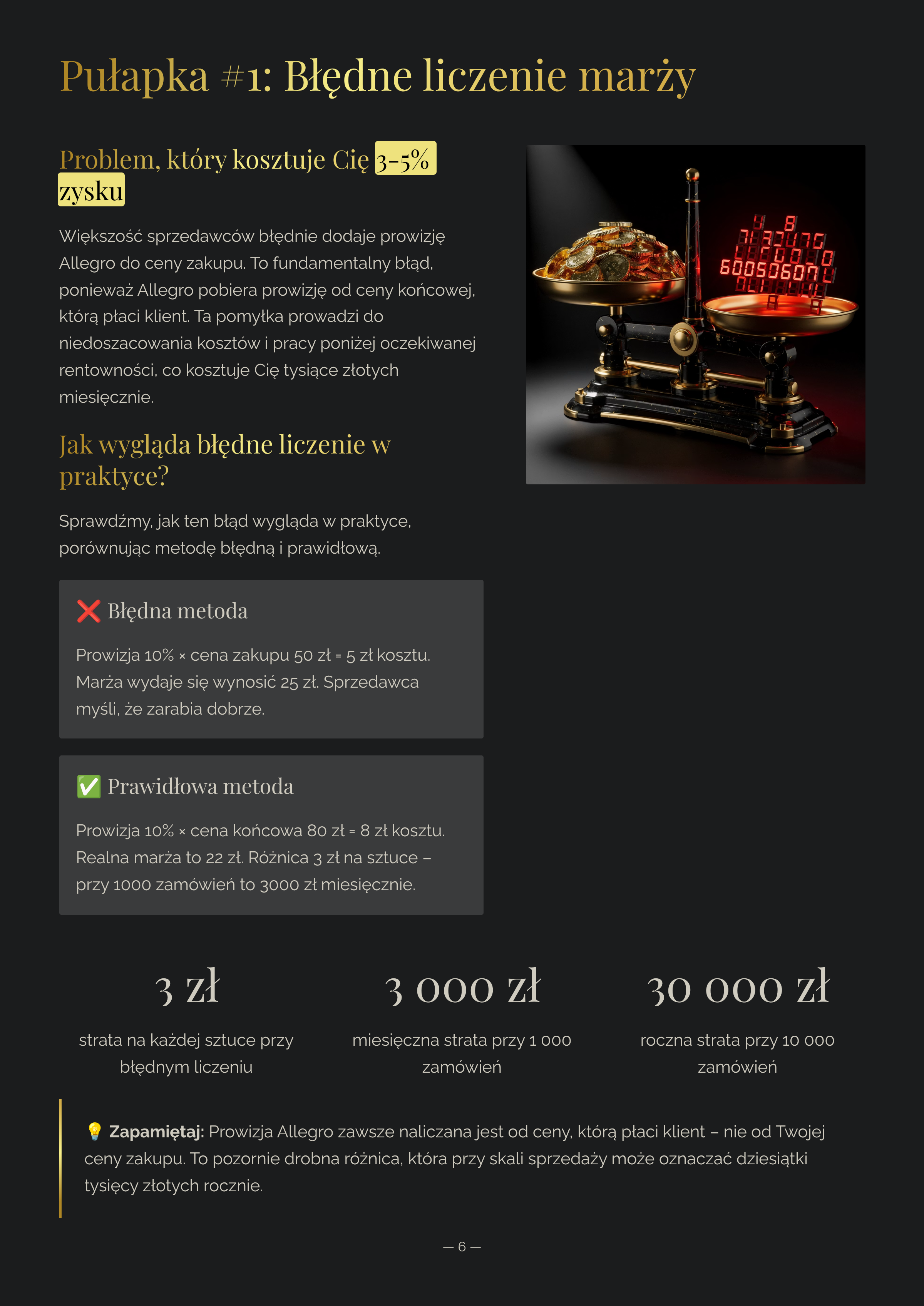 Okładka e-booka Złodzieje Marży na Allegro